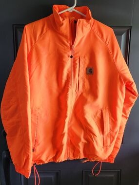 Carhartt Men’s High-Vis Orange Puffer Jacket
